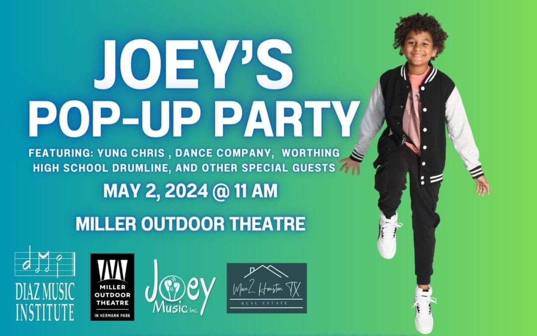 “Joey’s Pop-up Party,” featuring national recording artist Joey.