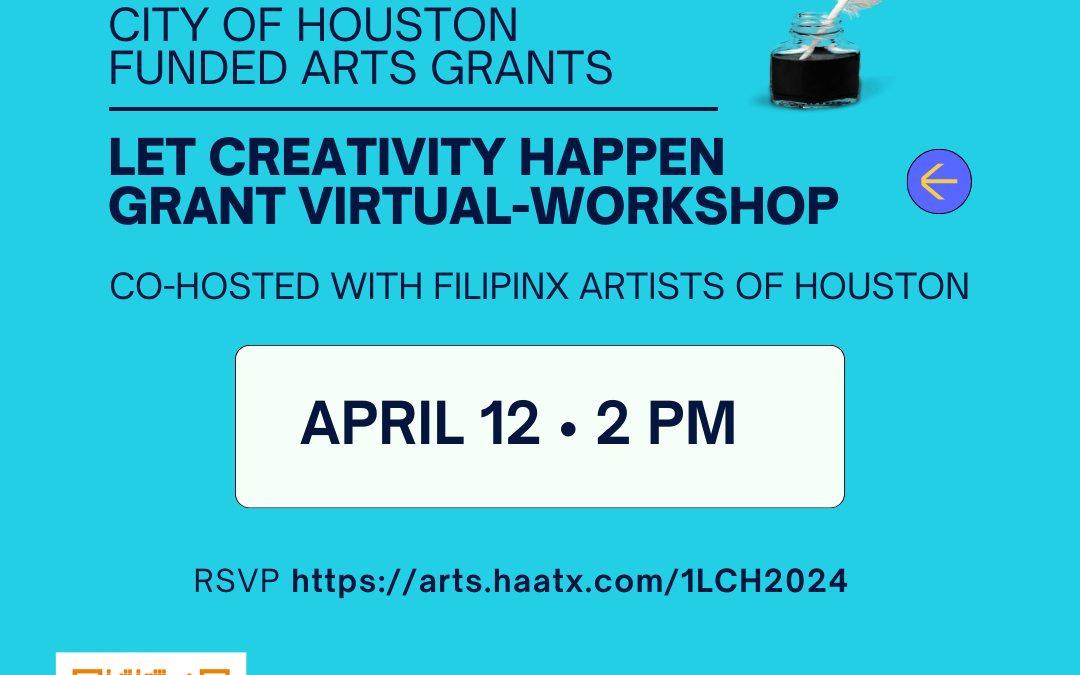 Let Creativity Happen Grant Virtual Workshop