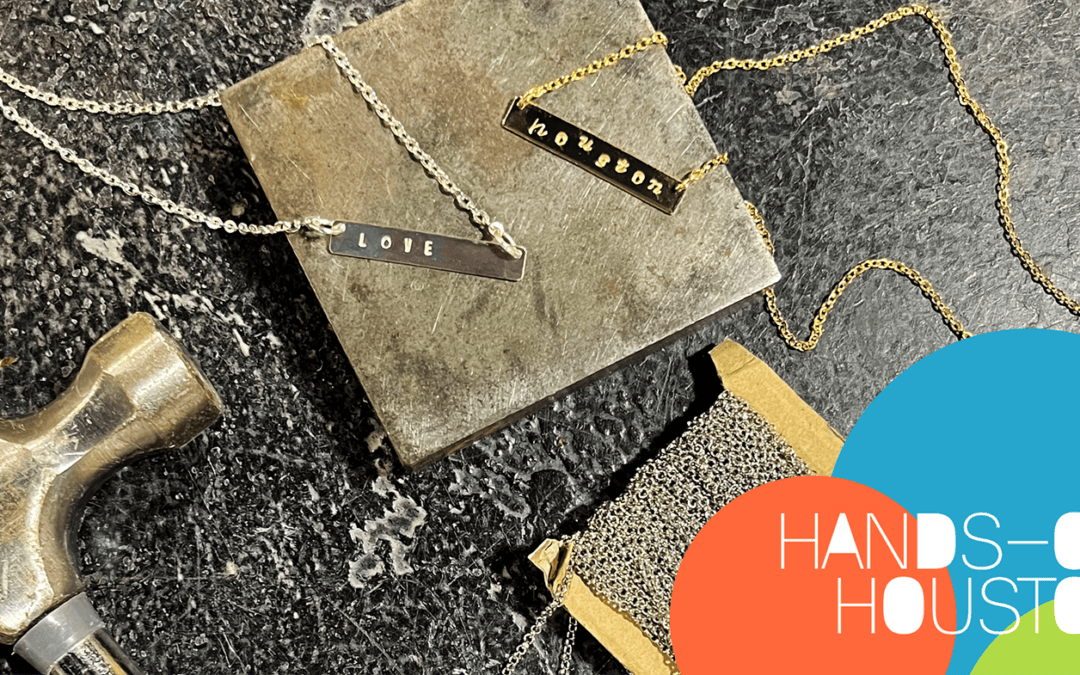 Hands-On Houston: Nameplate Necklaces