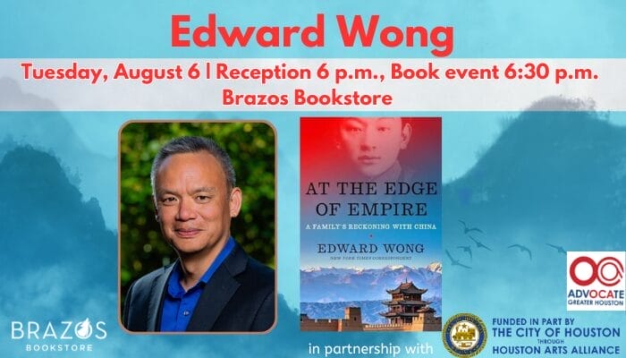 Edward Wong Book Talk