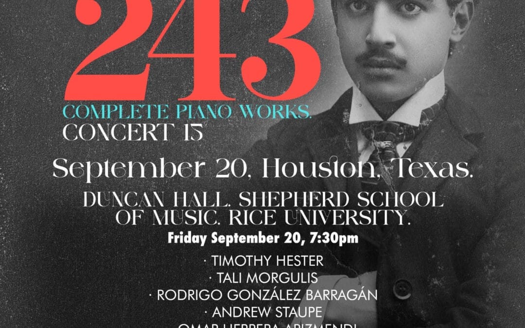 PONCE 243: Complete Piano Works Concert 15