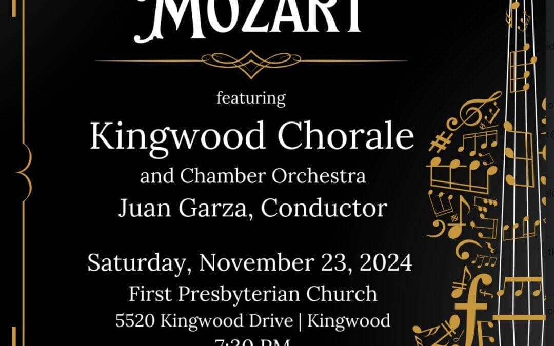 Kingwood Chorale – The Many Moods of Mozart