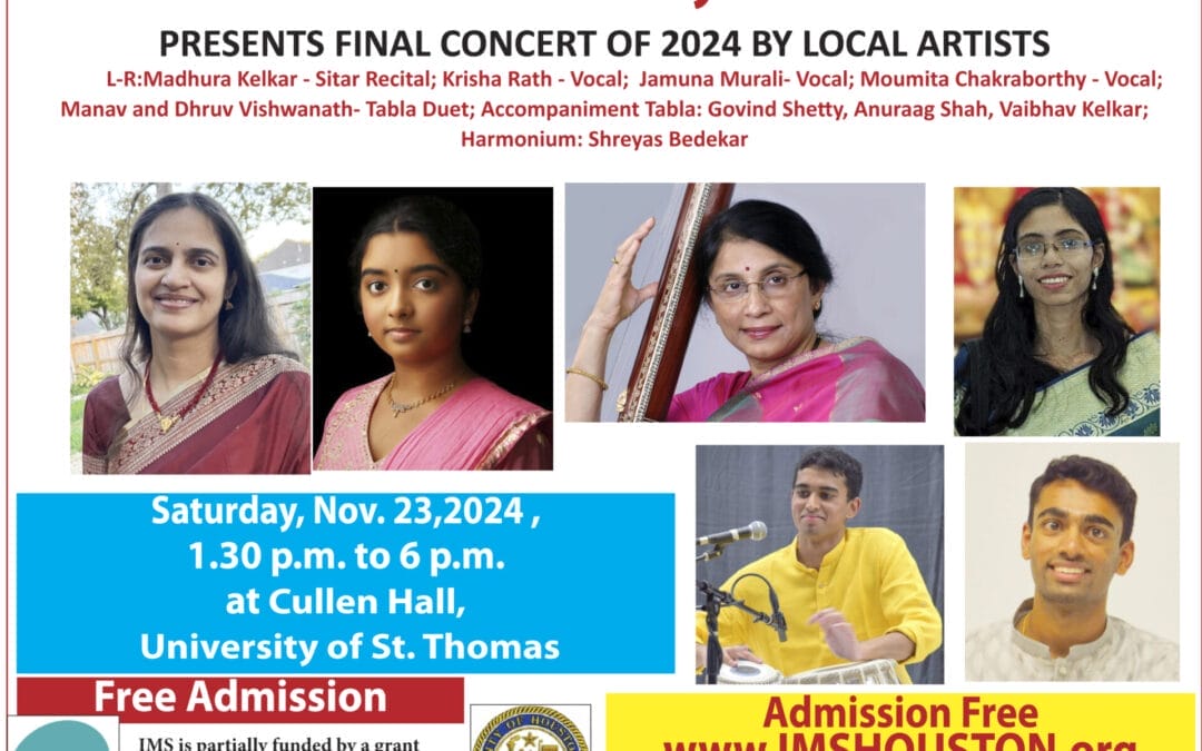 Indian Classical Music Presented by Members of Indian Music Society of Houston