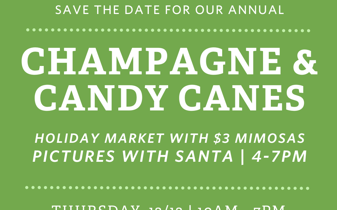 Champagne and Candy Canes Market